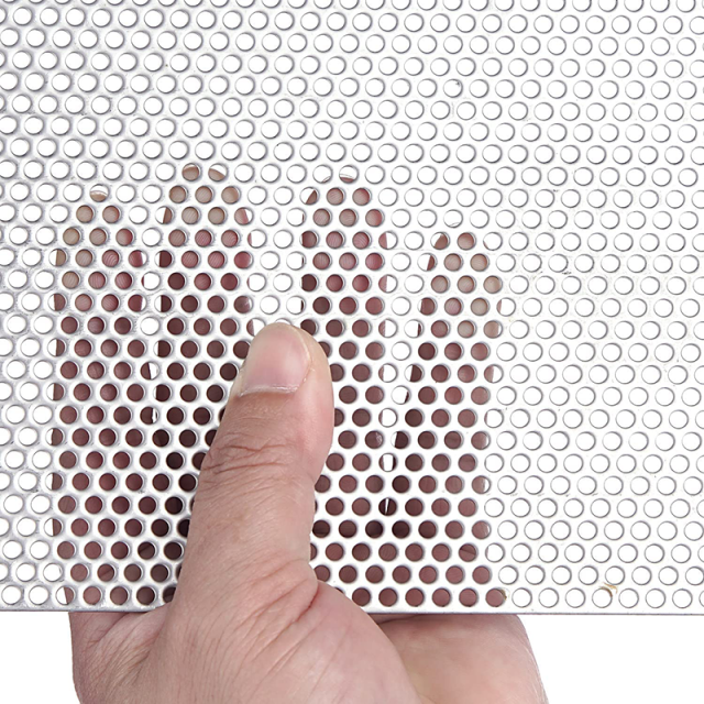 3.0mm Cold Rolled No.4 Finish 316L Stainless Steel Perforated Plate