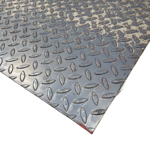 8mm Cold Rolled Brushed Finish 304L Stainless Steel Checkered Plate