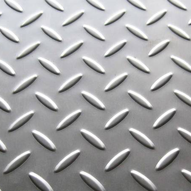 4mm Cold Rolled BA Finish SUS316Ti Stainless Steel Checkered Plate