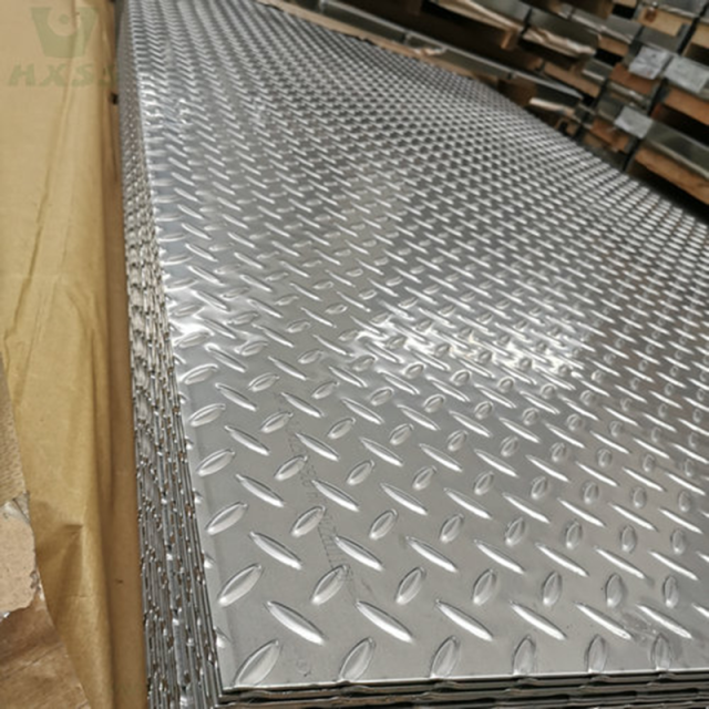 5mm Cold Rolled No.4 Finish 304L Stainless Steel Checkered Plate