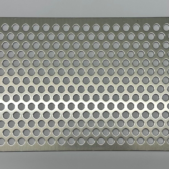 3.0mm Cold Rolled No.4 Finish 316L Stainless Steel Perforated Plate