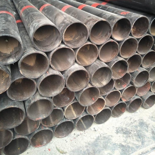 ERW ASTM A500 Grade C 4 inch Wall Thickness 0.4 inch Length 6m Carbon Steel Welded Round Pipe