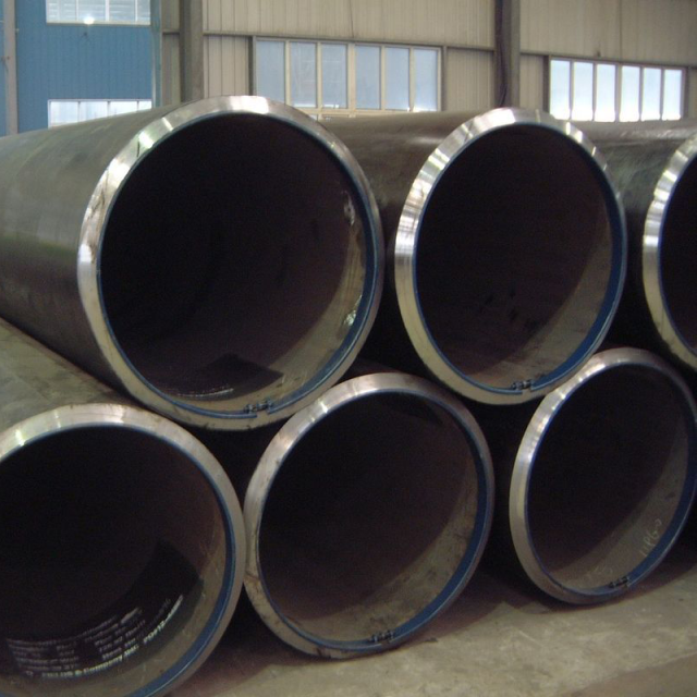 LSAW JIS G3456 STPT410 48 inch Wall Thickness 0.8 inch Length 12m Carbon Steel Welded Round Pipe