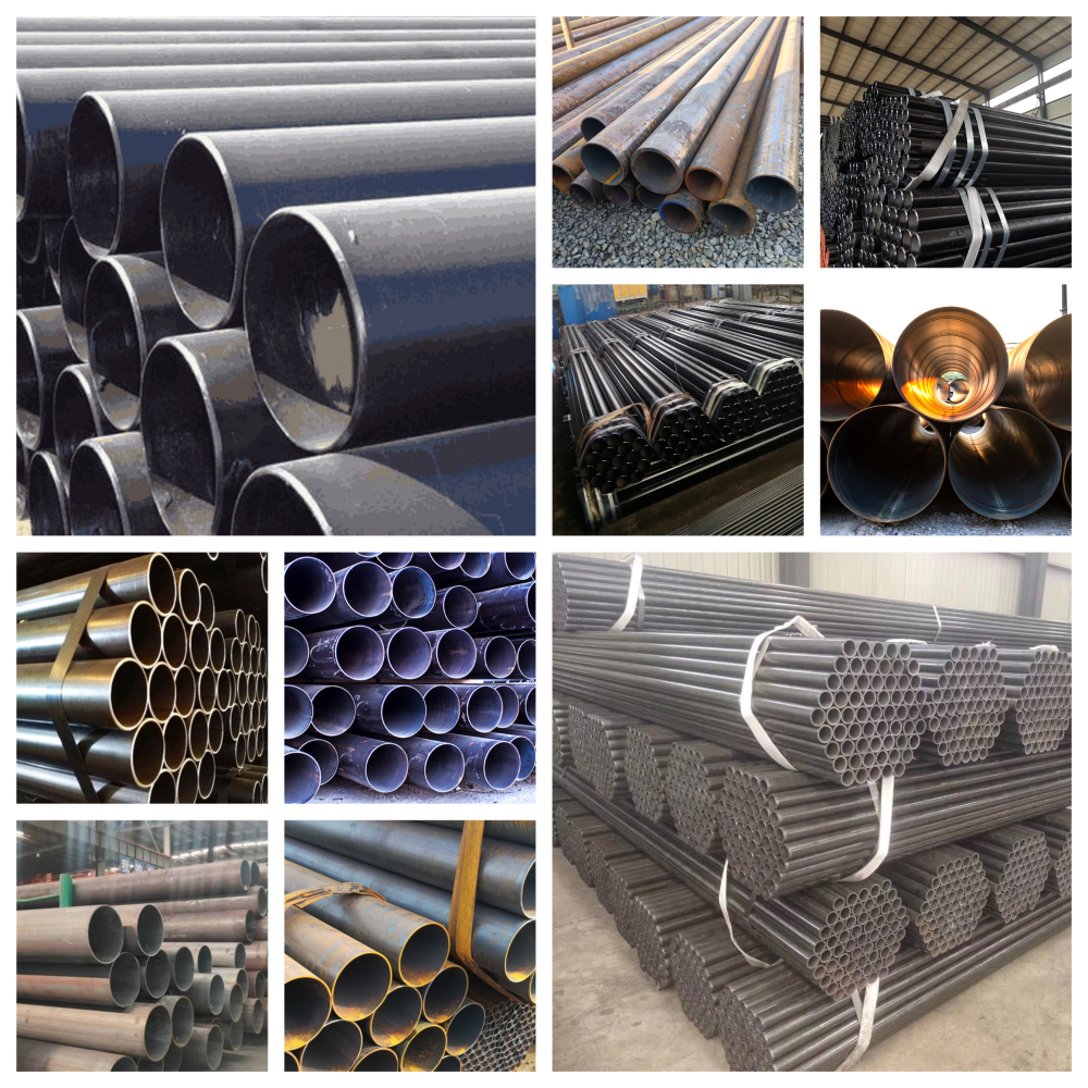 carbon steel pipe product display