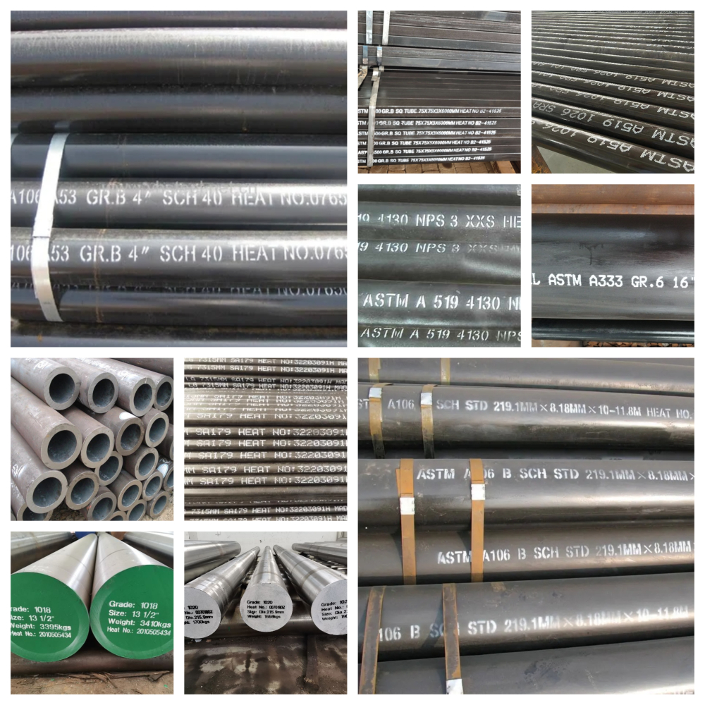 carbon steel pipe product display - HYT