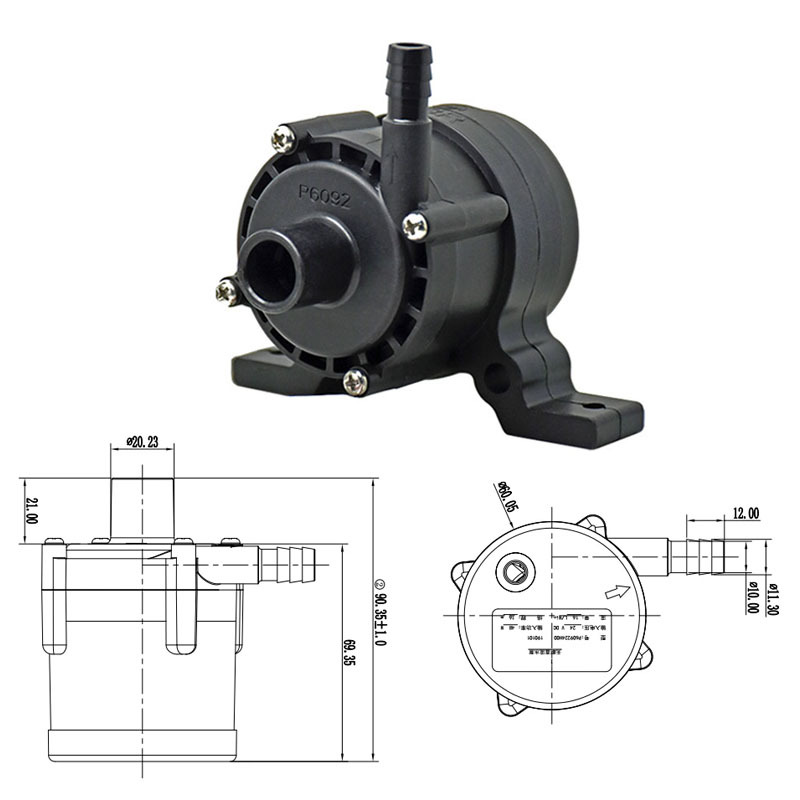 Customizable 24V Low-power Mini DC Water Pump For Medium Small Laser Chiller