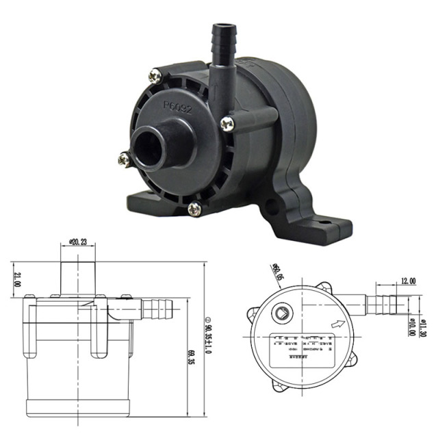 Customizable 24V Low-power Mini DC Water Pump For Medium Small Laser Chiller