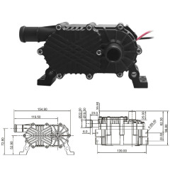 Customizable High Lift Low Noise 24v Mini Circulating Water Pump For CNC Equipment Cooling Circulation