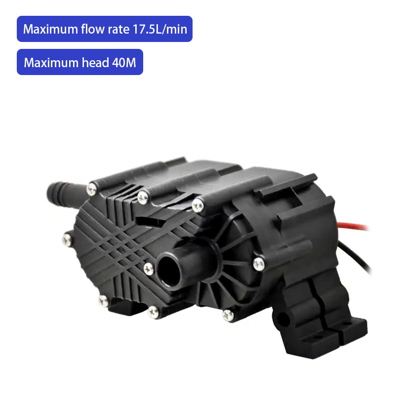 24V DC High Pressure Electric Brushless Chiller Pump For Cool Or Hot Water Circulating