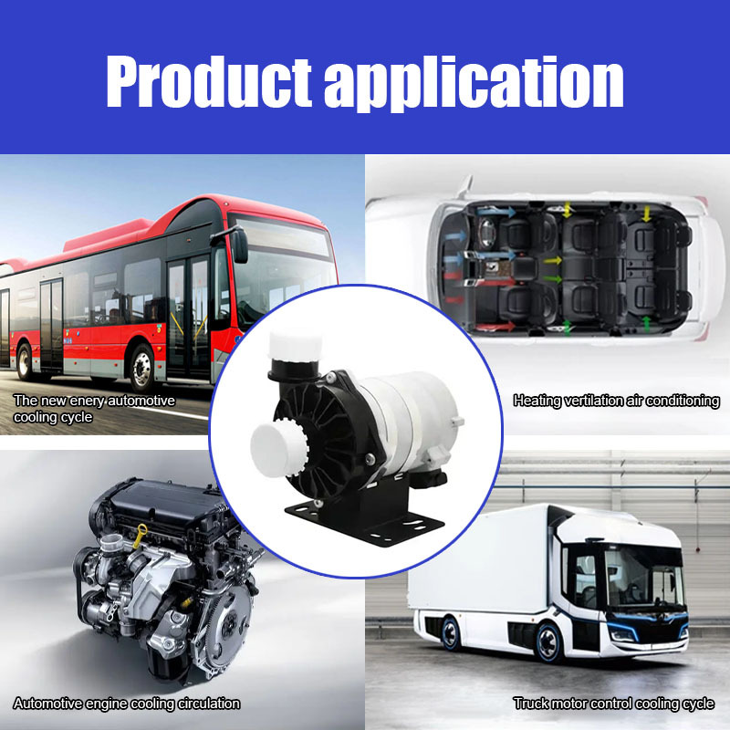 24V DC Mini Automotive Water Pumps For Car Air Conditioning Circulation