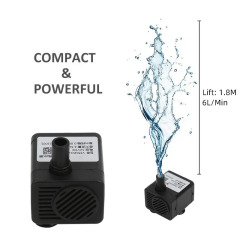 Aquarium Fish Tank Mini Submersible Pumps Small Water Pump