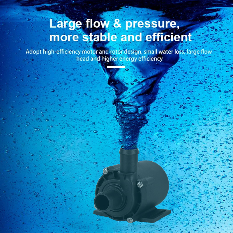 High Flow Water-cooled Cycle Boosting And Water Shortage Protection Speed Regulation DC Brushless Pump