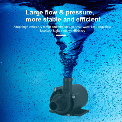 High Flow Water-cooled Cycle Boosting And Water Shortage Protection Speed Regulation DC Brushless Pump