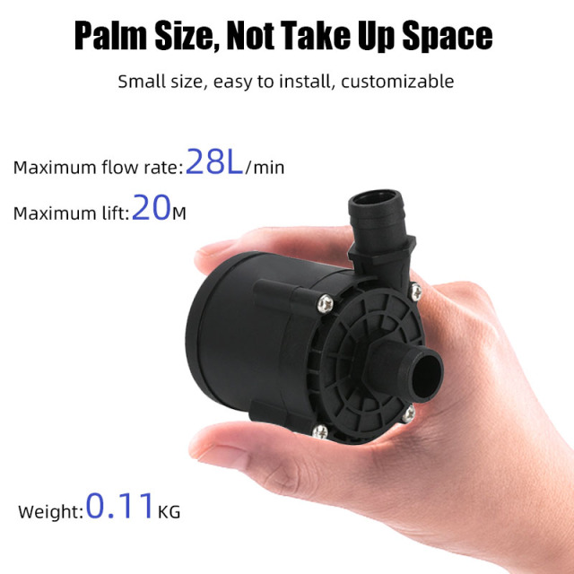 DC Brushless Circulating Submersible Pump Water Heater Cold Water Mechanism Boost Energy Storage