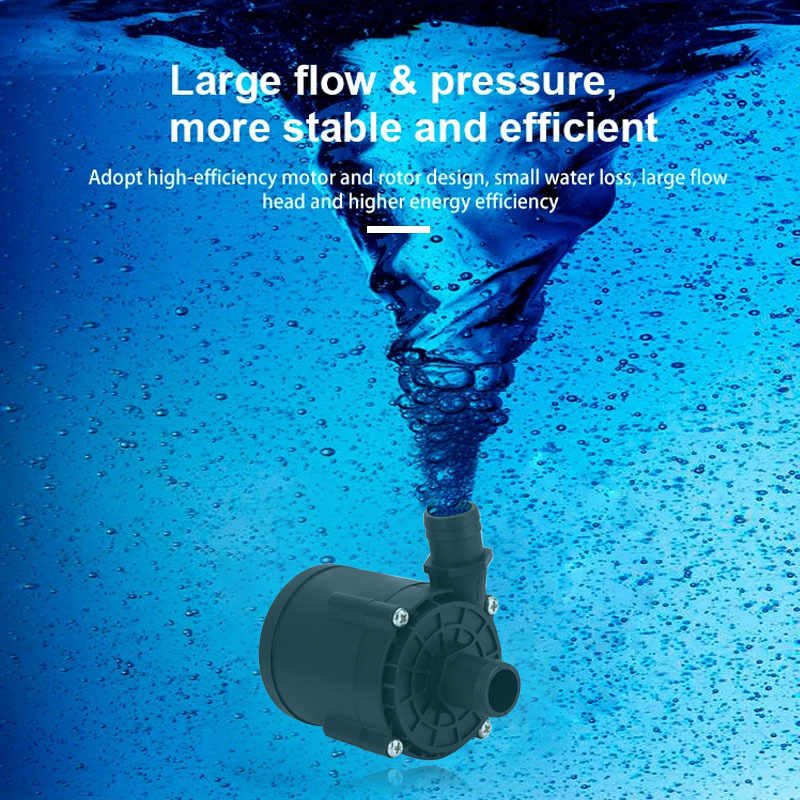 DC Brushless Circulating Submersible Pump Water Heater Cold Water Mechanism Boost Energy Storage
