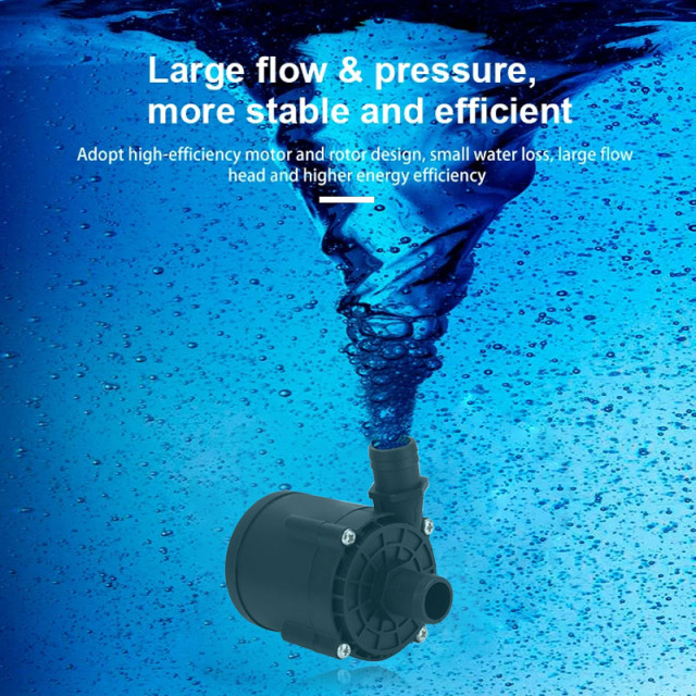 DC Brushless Circulating Submersible Pump Water Heater Cold Water Mechanism Boost Energy Storage