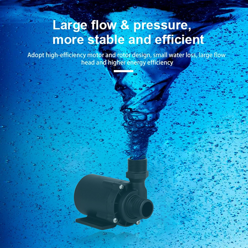 High Pressure 12V 24V 49L/min Micrc DC Electric Brushless Water Pump