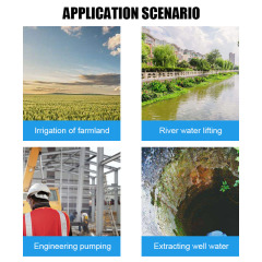 Corrosion Resistance Fountain Irrigation Borehole Submersible Pump Deep Well Water Pumps