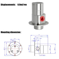 Good Sealing Industry Chemical Measurement Micro Magnetic Gear Pump