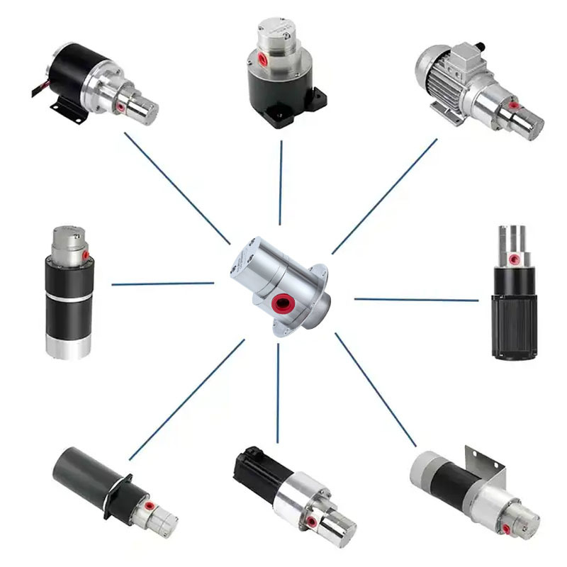 High Precision 0.5% Static Seal Magnetic Gear Pump Gear Metering Pump
