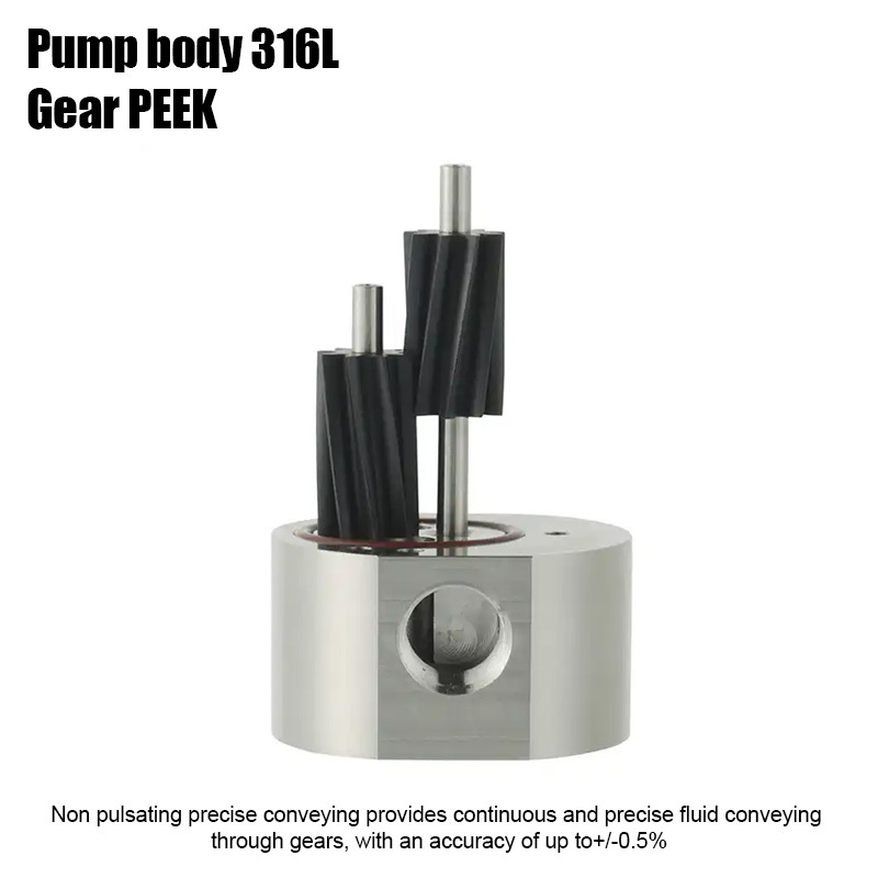 High Precision 0.5% Static Seal Magnetic Gear Pump Gear Metering Pump