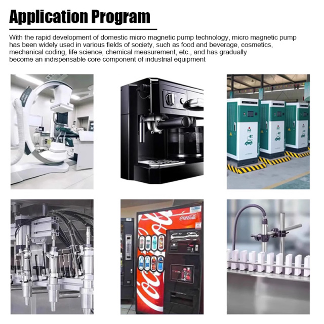 Inkjet Printer Printing Machine Gear Pumps 316L Stainless Steel Micro Magnetic Pump