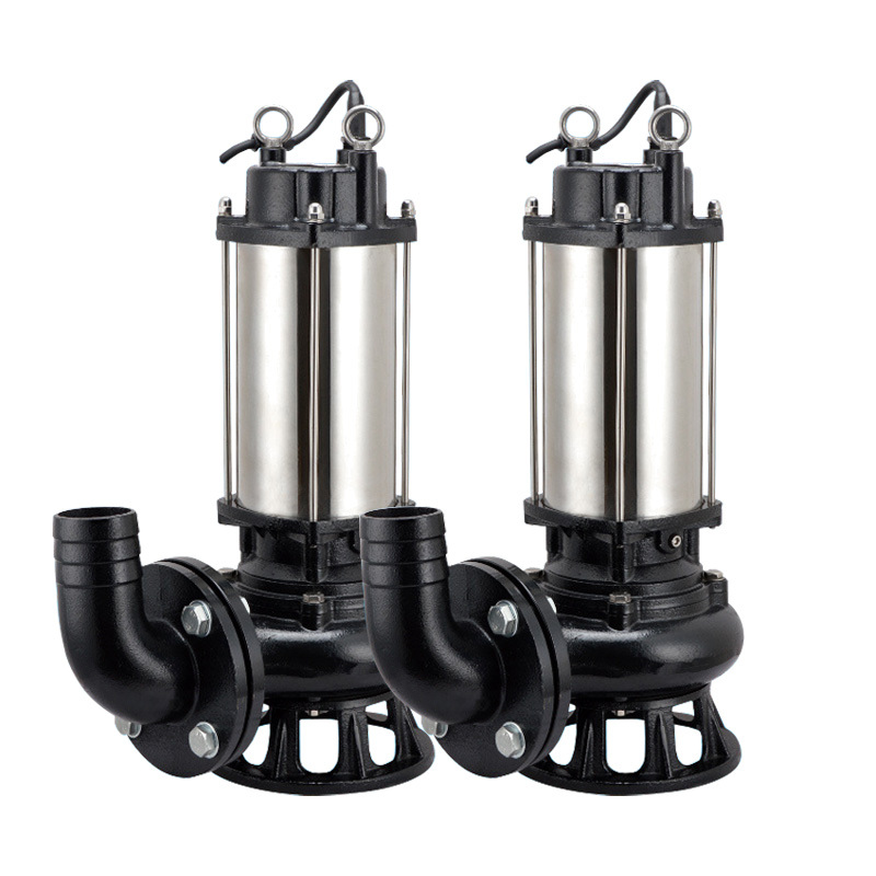 Portable Vertical Cutting Pump Non-clogging Submersible Sewage Waste Water Pump