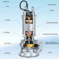 Stainless Steel 316 Centrifugal Sewage Pump Anti-corrision Submersible Sweage Treatment Plants Sump Tank Pump