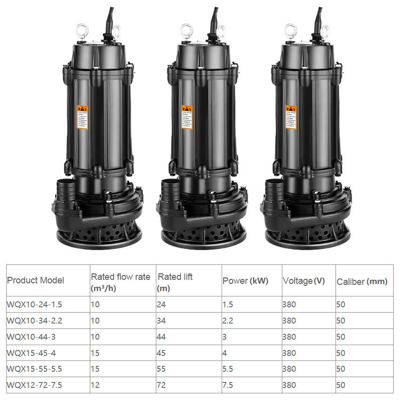 Stainless Steel Submersible Sewage Pump