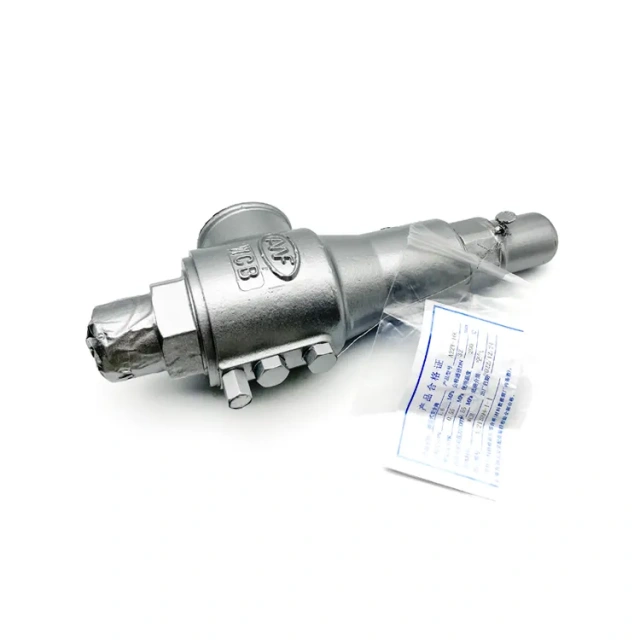 Standard Quality Spring Type Connection Safety Valve For Stainless Steel Valve Air Medium