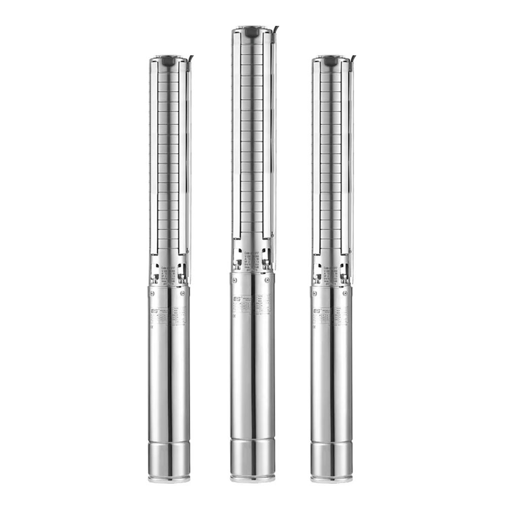 Wearable Anticorosive Stainless Steel AlSI304 10 HP Deep Well Pumps Borehole Submersible Water Pump