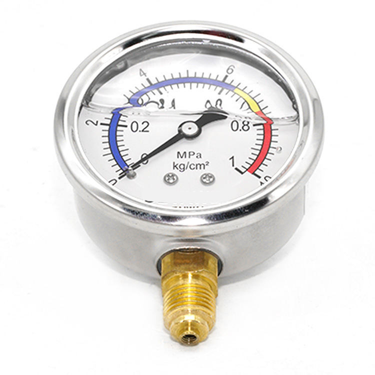 60mm Durable Material Stable Stainless Steel Pressure Gauge
