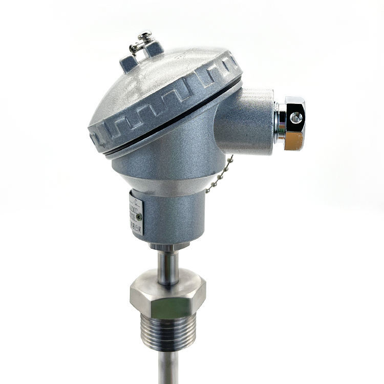 Custom Waterproof Temperature Sensor Probe Thread Connection Explosion Proof Thermocouple