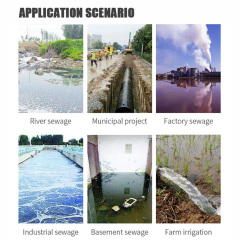 Electric Drainage Sewage Submersible Water Pump For Wastewater Treatment Garden Landscapes Water Circulation