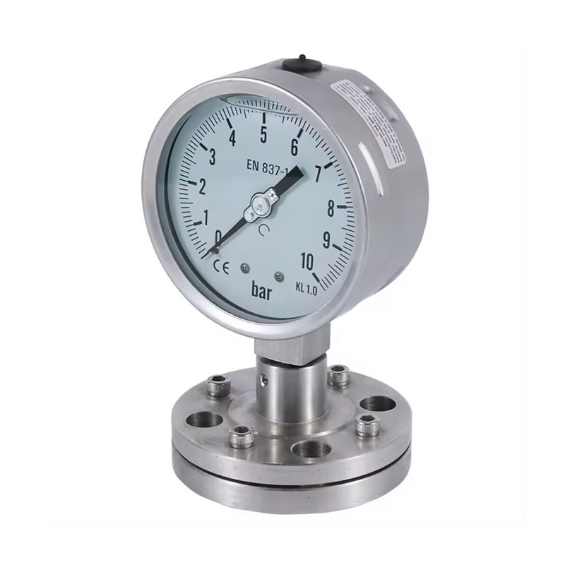 Stainless Steel Diaphragm Pressure Gauge And Liquid Pressure Gauge Manometer
