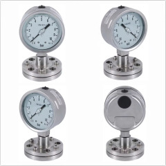Stainless Steel Diaphragm Pressure Gauge And Liquid Pressure Gauge Manometer
