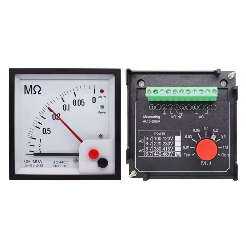 Marine AC Insulation Meter Digital Detect AC Ammeter