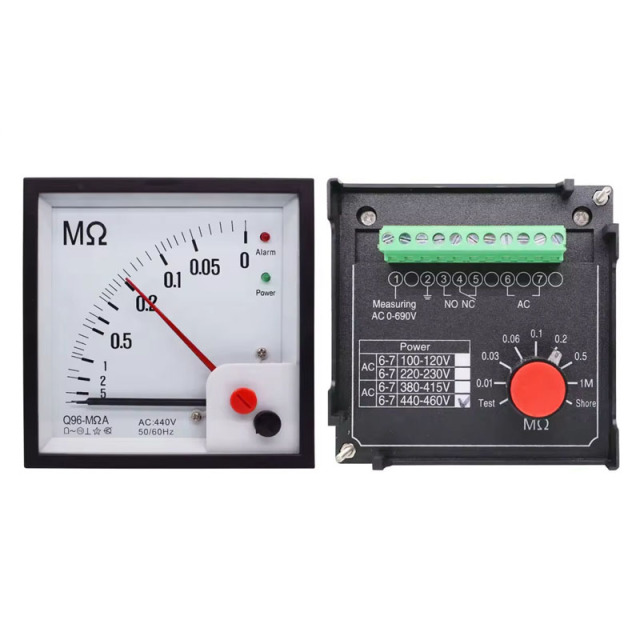 Marine AC Insulation Meter Digital Detect AC Ammeter