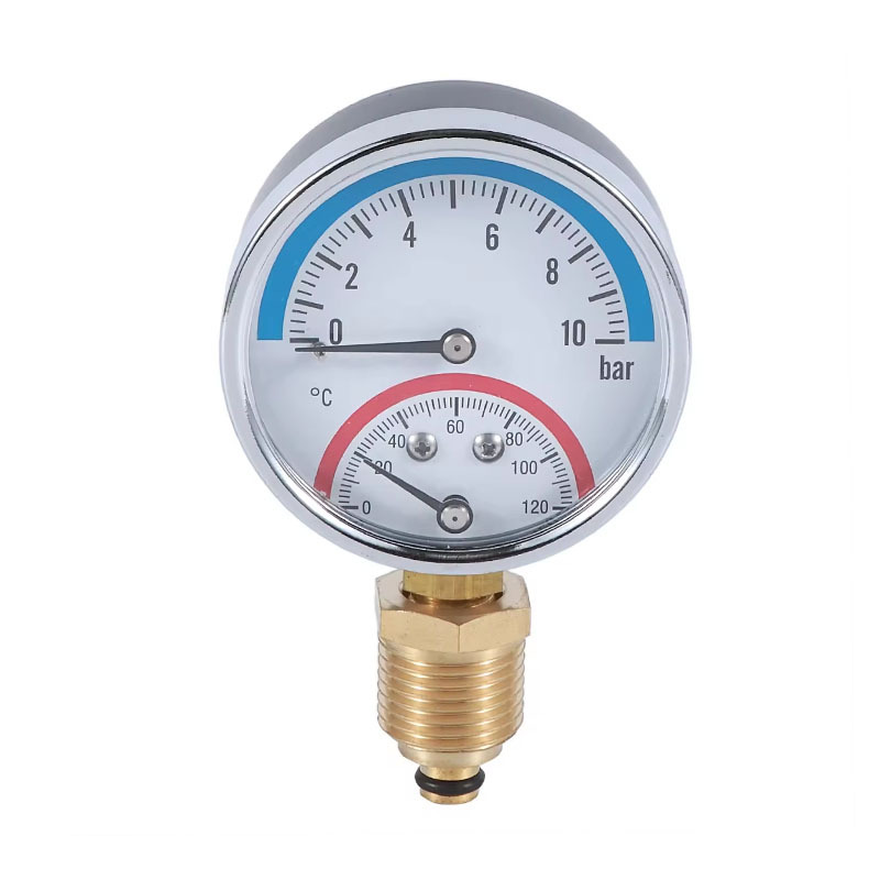 Bimetallic Pressure Gauge And Temperature Pressure Gauge