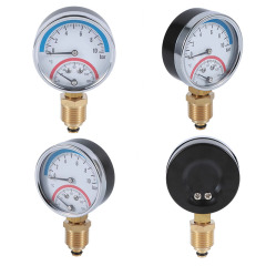 Bimetallic Pressure Gauge And Temperature Pressure Gauge