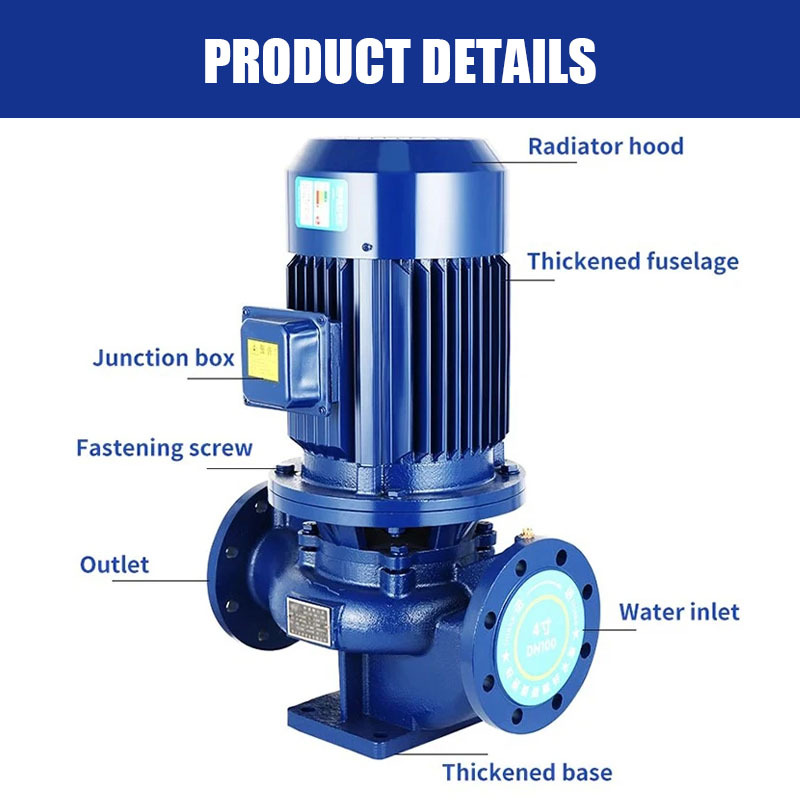 Vertical Booster Pump and Water Circulation Electric Centrifugal Pump