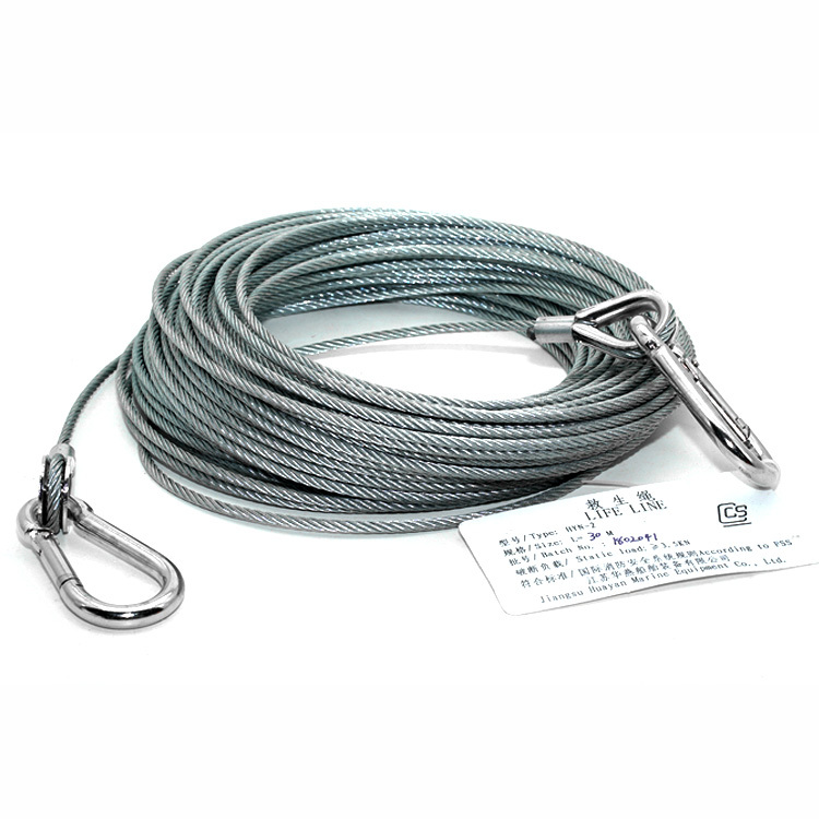 Marine Safety Wire Rope Durable Flame Fire-resistant Wire Rope