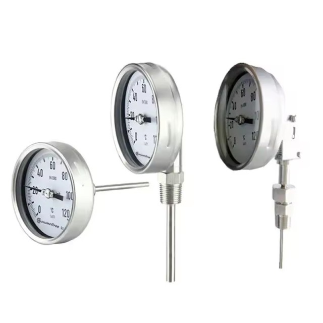 Mechanical Instrumentation Thermometer and Gauge Bimetal Thermometer