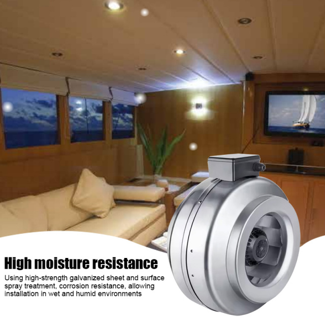 Marine Duct Fans Round Metal Mixed Duct Fans