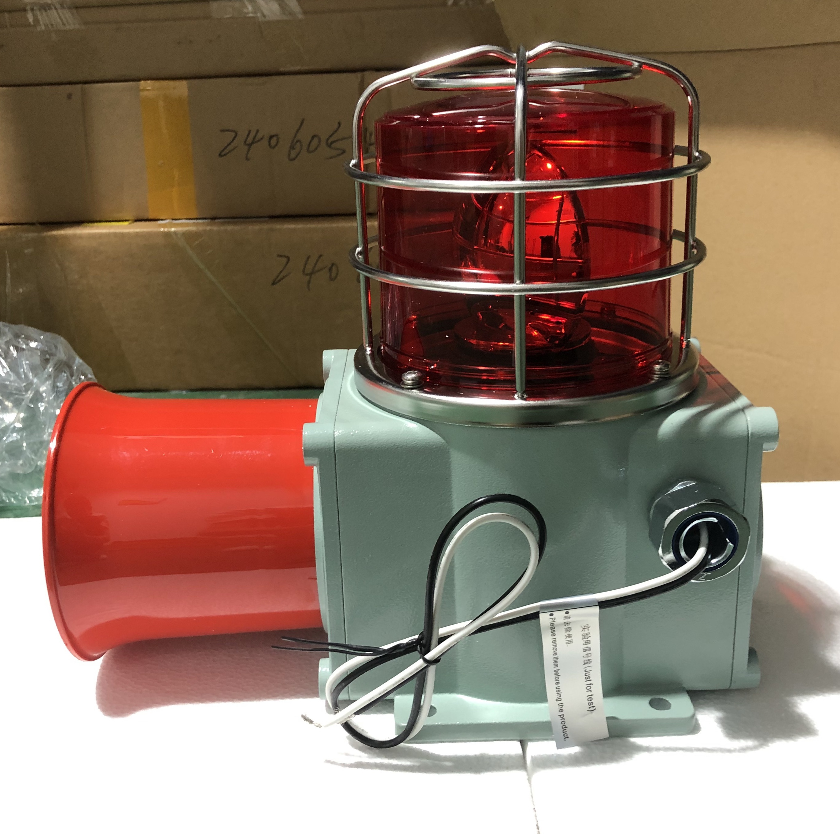 Marine Deck Crane Warning Horn and Audible Visual Alarm