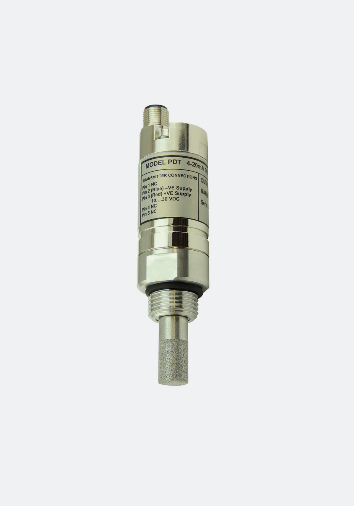 Model PDT Dewpoint Transmitter on Nitrogen Generators for Ballast Water Installations