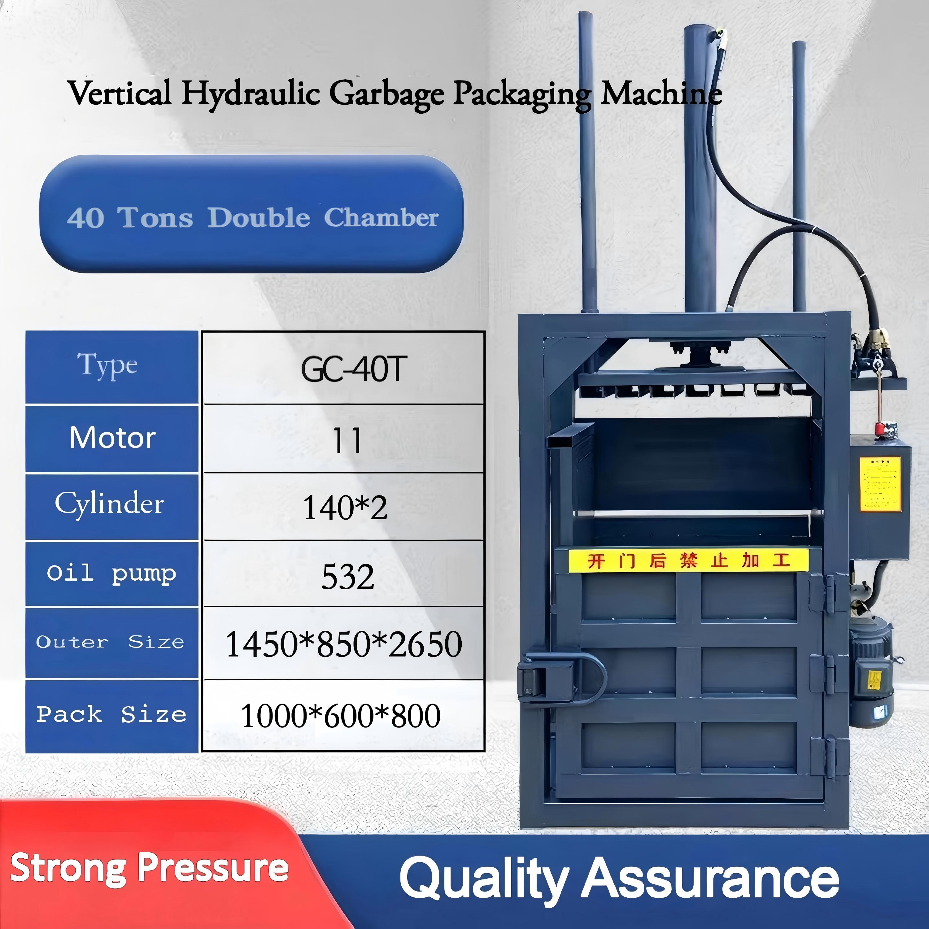 Hydraulic Garbage Compactor Machine | Customizable