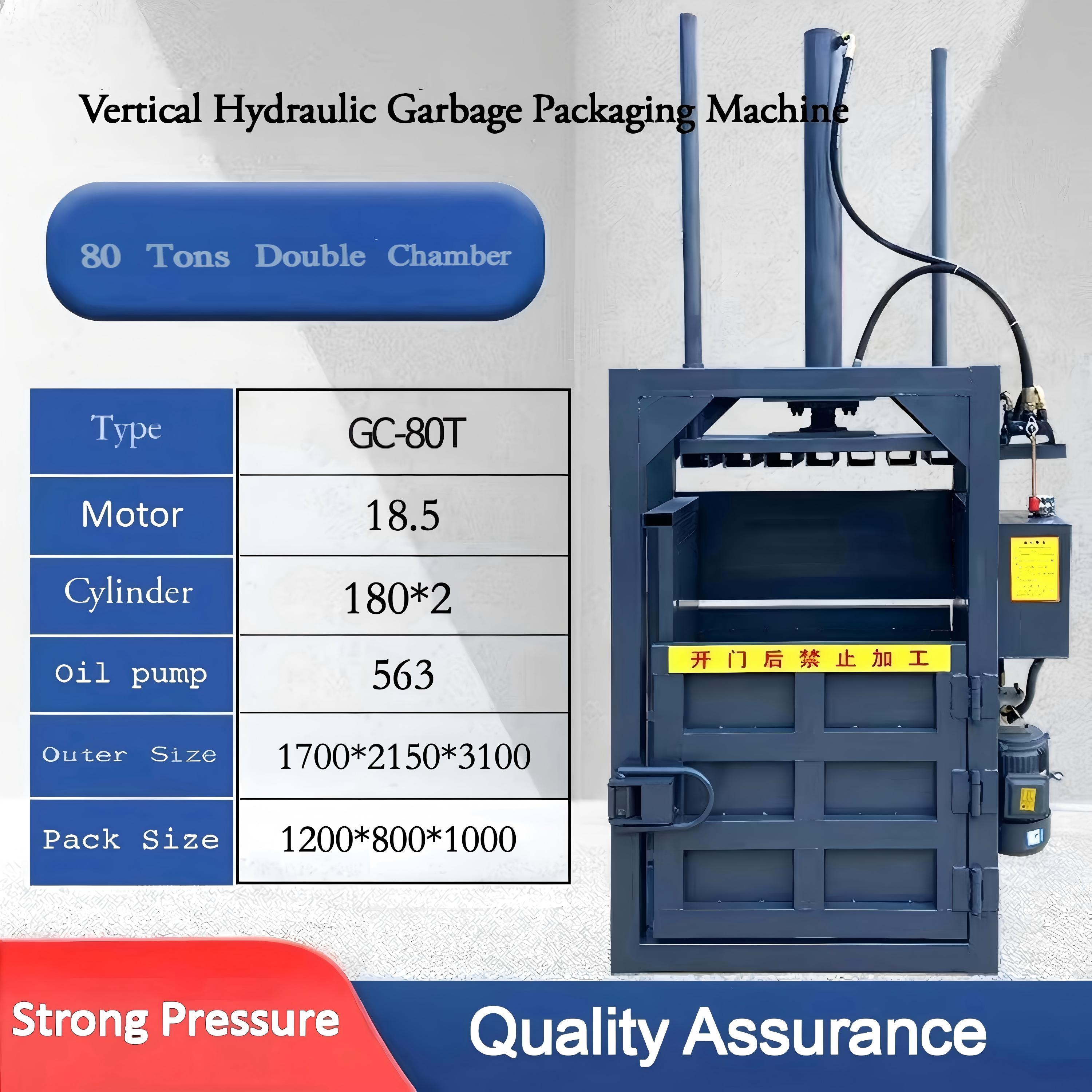 Hydraulic Garbage Compactor Machine | Customizable