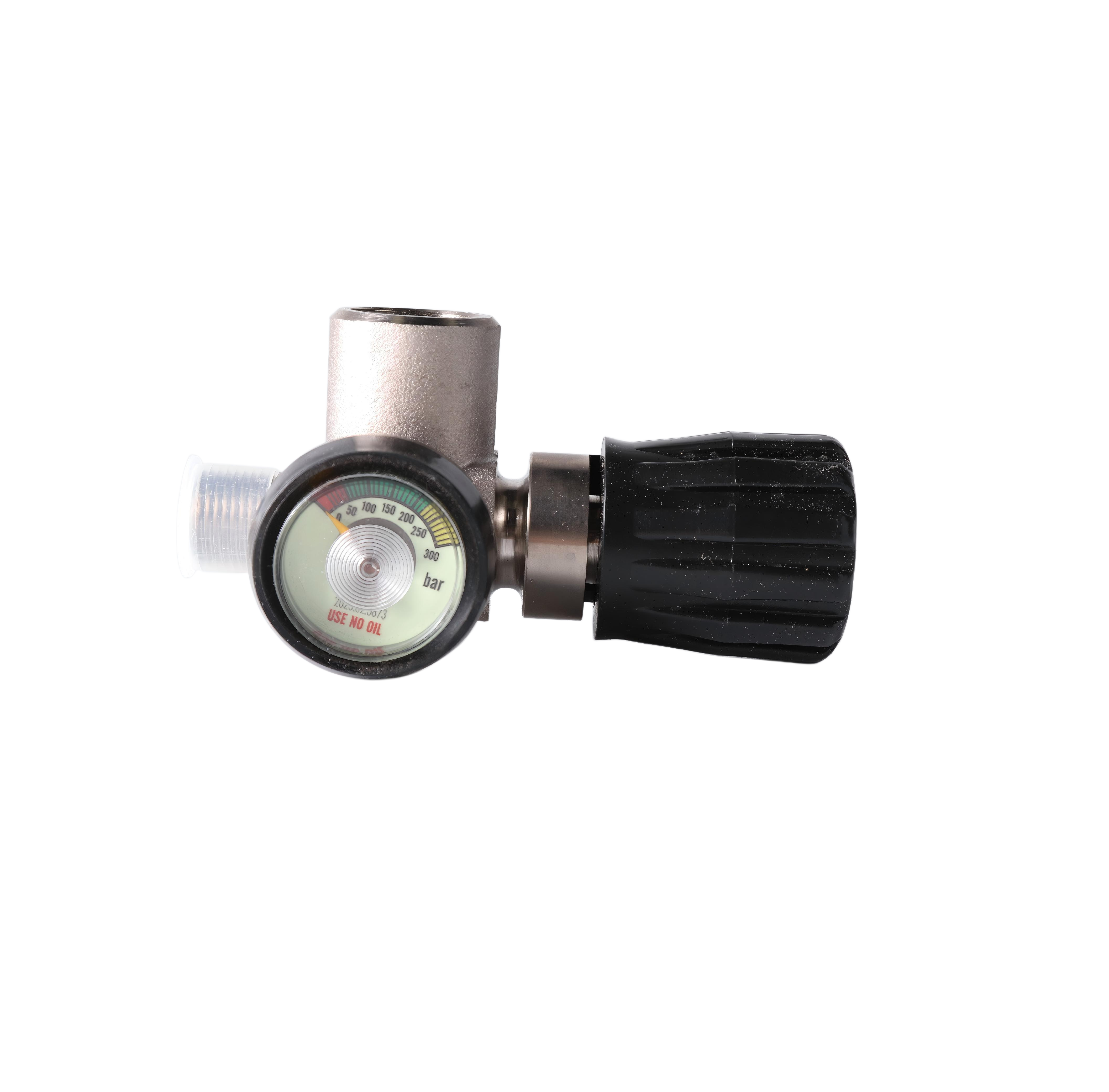 The Bottle Head Valve Assembly on the Marine Fire and Rescue Gas Cylinder