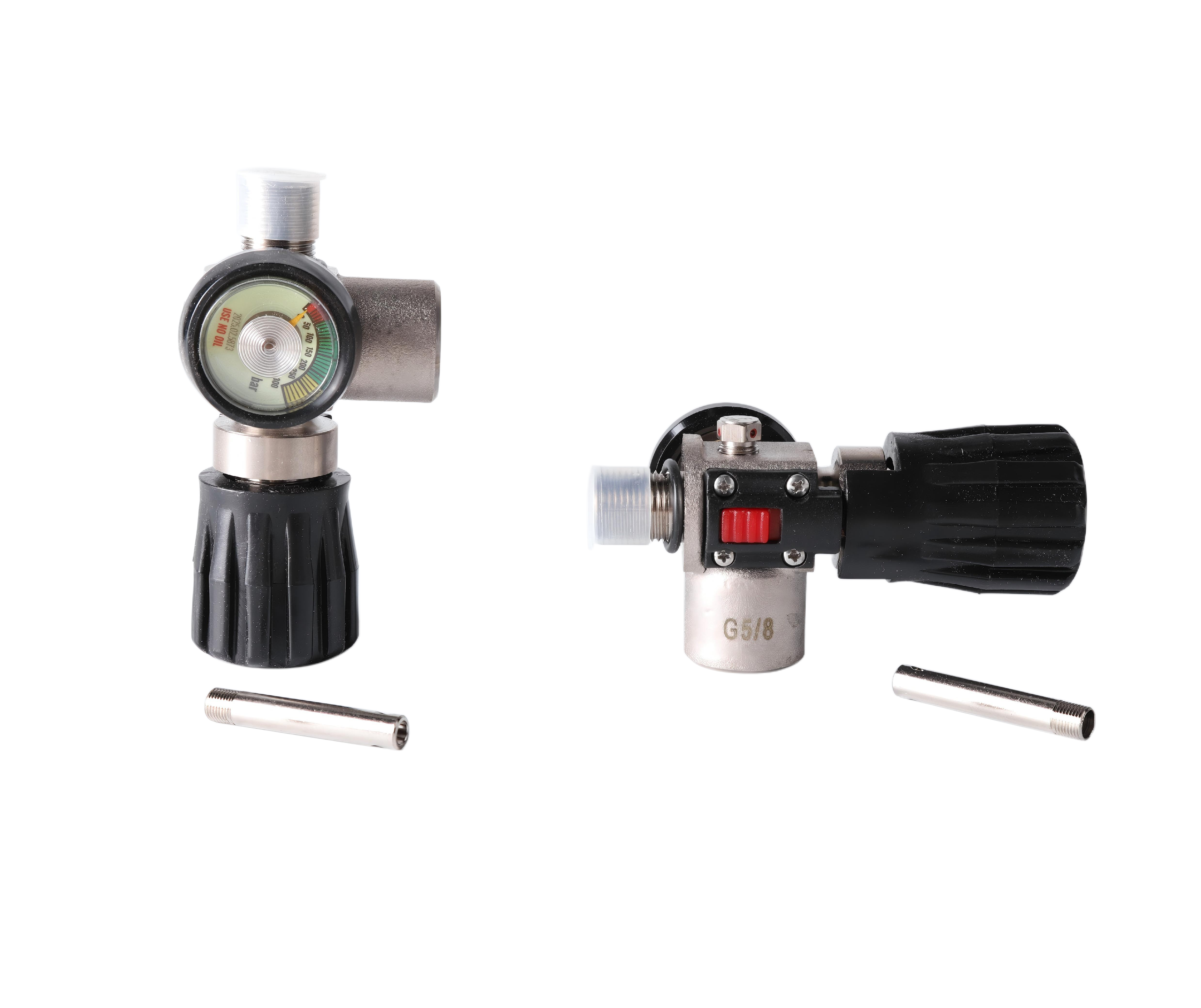 The Bottle Head Valve Assembly on the Marine Fire and Rescue Gas Cylinder